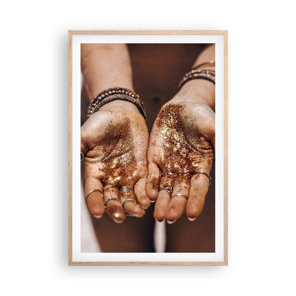 Affiche dans un chêne clair - Poster - Un don pour vous - 61x91 cm