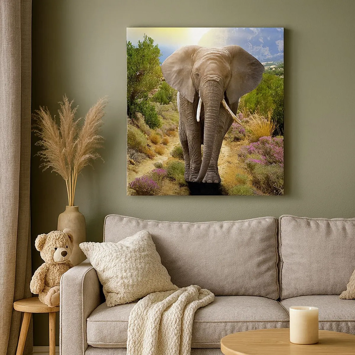 Impression sur toile - Image sur toile - Voilà à quoi ressemblait l'Eden - 30x30 cm