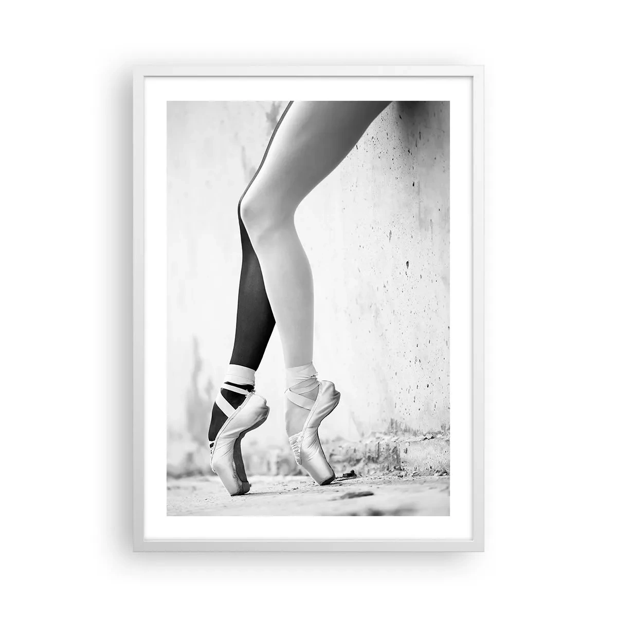Affiche dans un cadre blanc - Poster - Ballerine, voilà ! - 50x70 cm