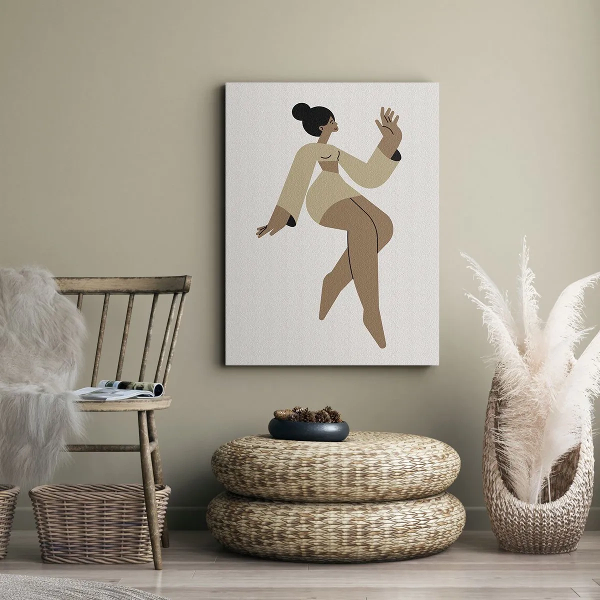 Impression sur toile - Image sur toile - Une forme gracieuse - 65x120 cm