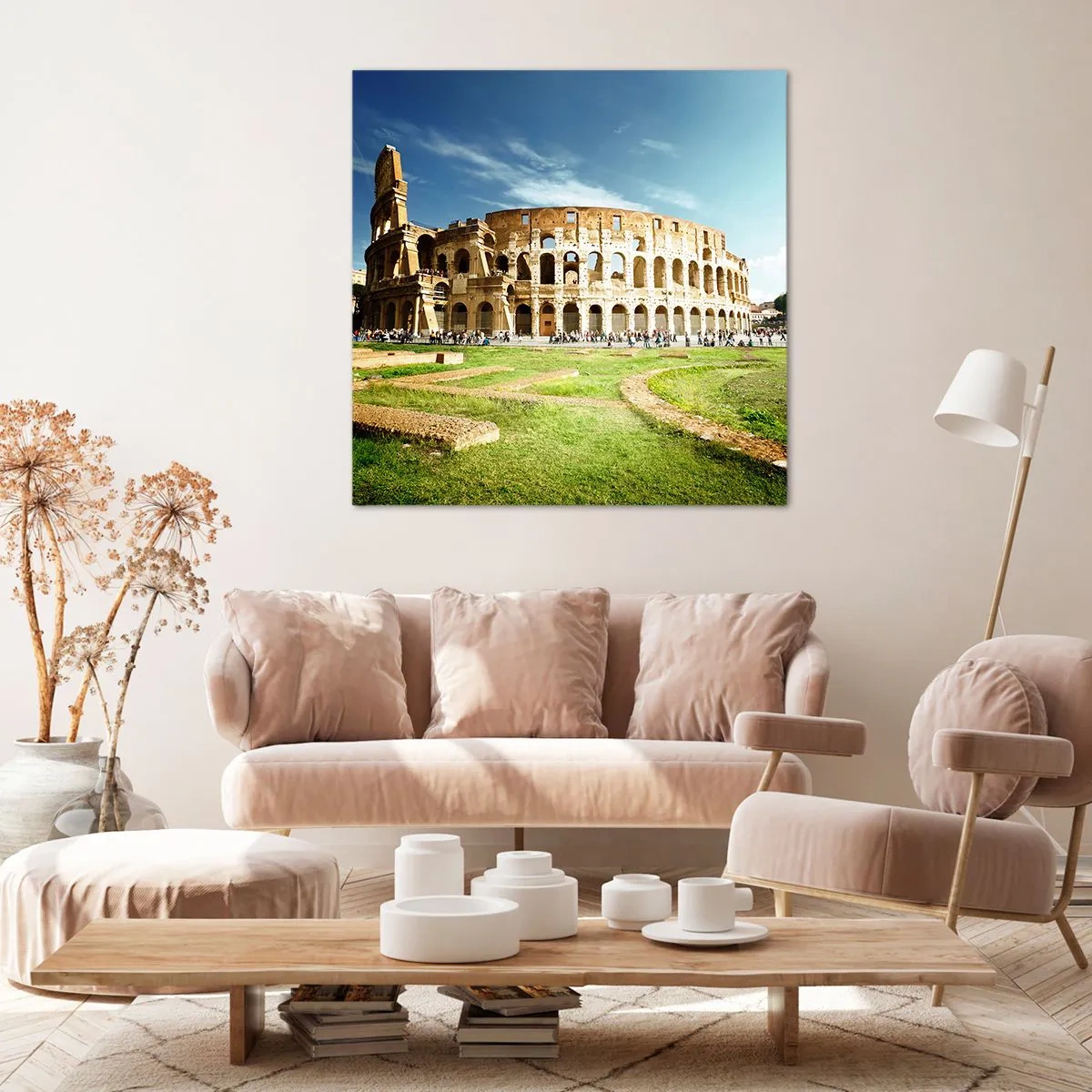 Impression sur toile - Image sur toile - On entend encore la détonation de l'arme - 60x60 cm