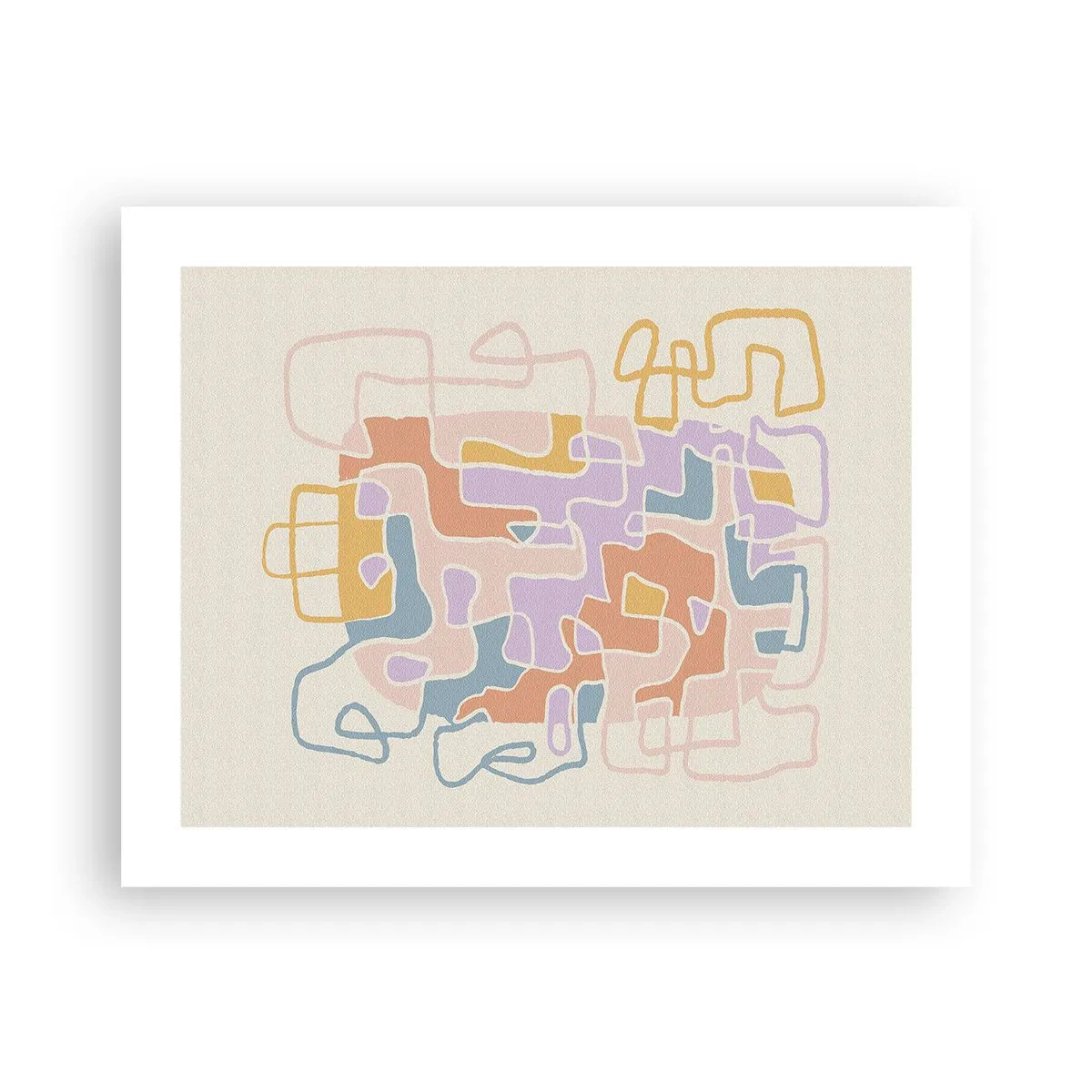 Affiche - Poster - Labyrinthe – une aventure joyeuse - 50x40 cm