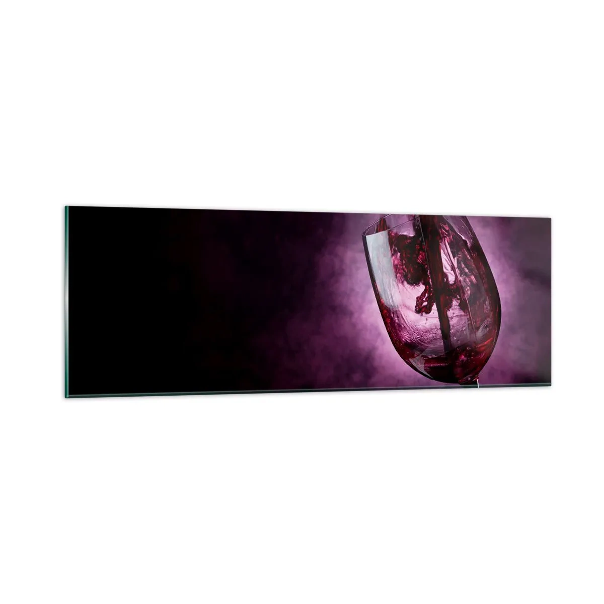 Impression sur verre - Image sur verre - Écarlate? Carmin? Non, rubis. - 90x30 cm