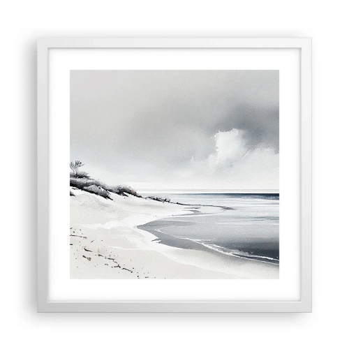 Affiche dans un cadre blanc - Poster - Ensemble depuis toujours - 40x40 cm
