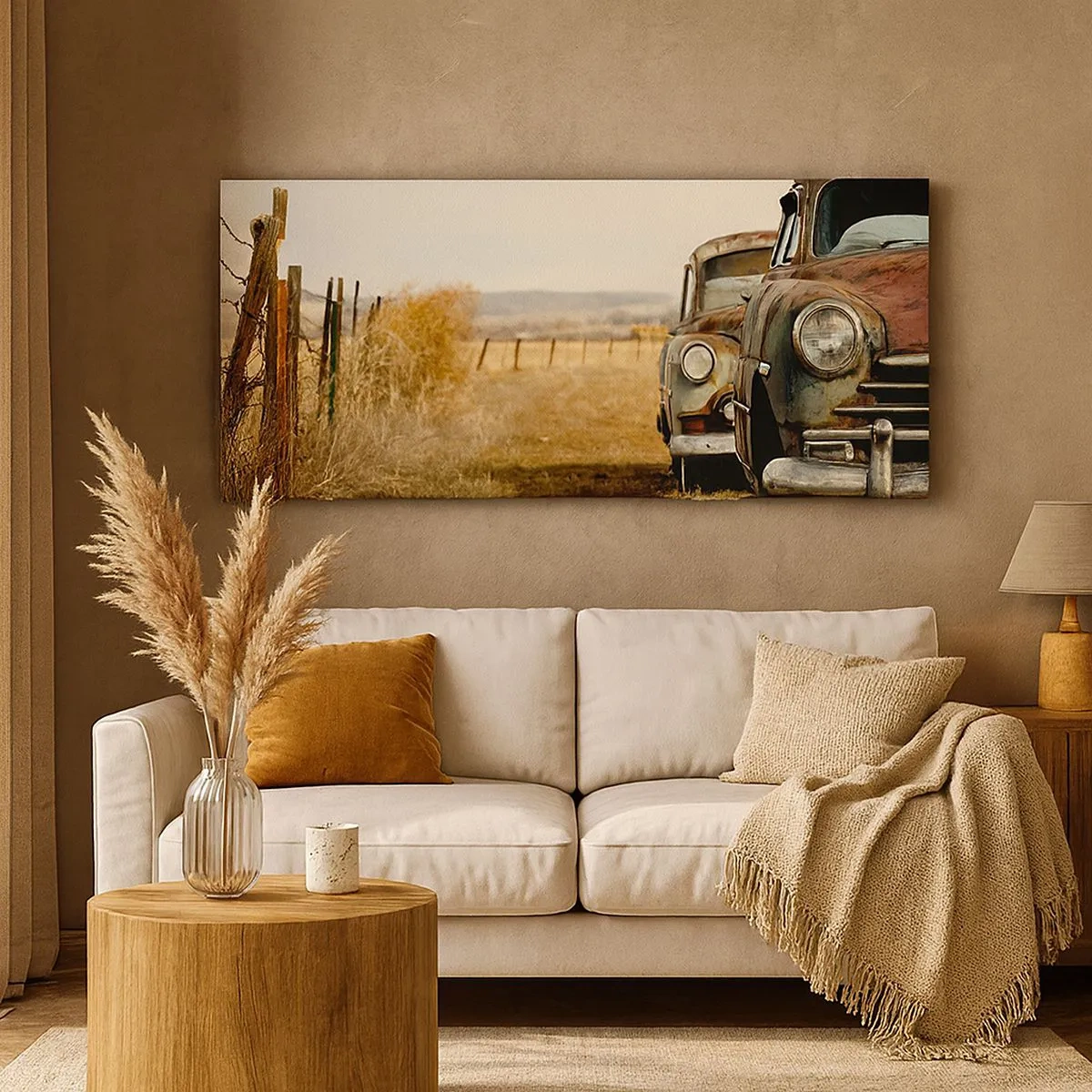 Impression sur toile - Image sur toile - Repos bien mérité - 100x40 cm