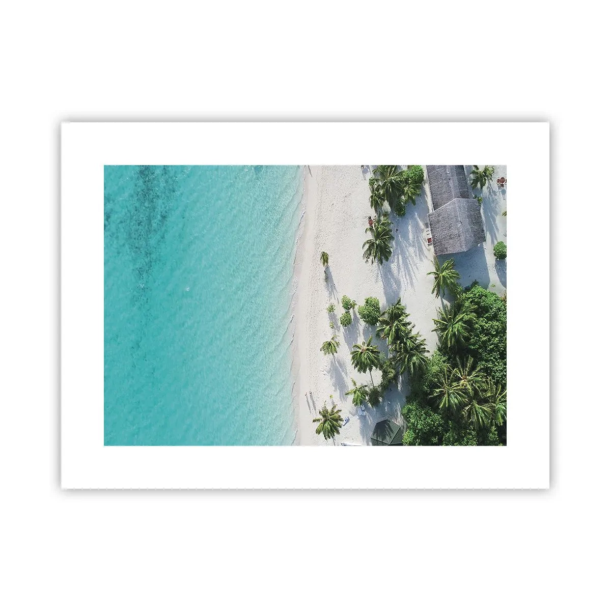 Affiche - Poster - Vacances au paradis - 40x30 cm