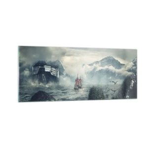 Impression sur verre - Image sur verre - Dans l'eau magique - 100x40 cm