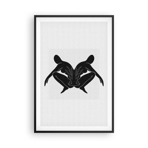 Affiche dans un cadre noir - Poster - Une âme commune - 61x91 cm