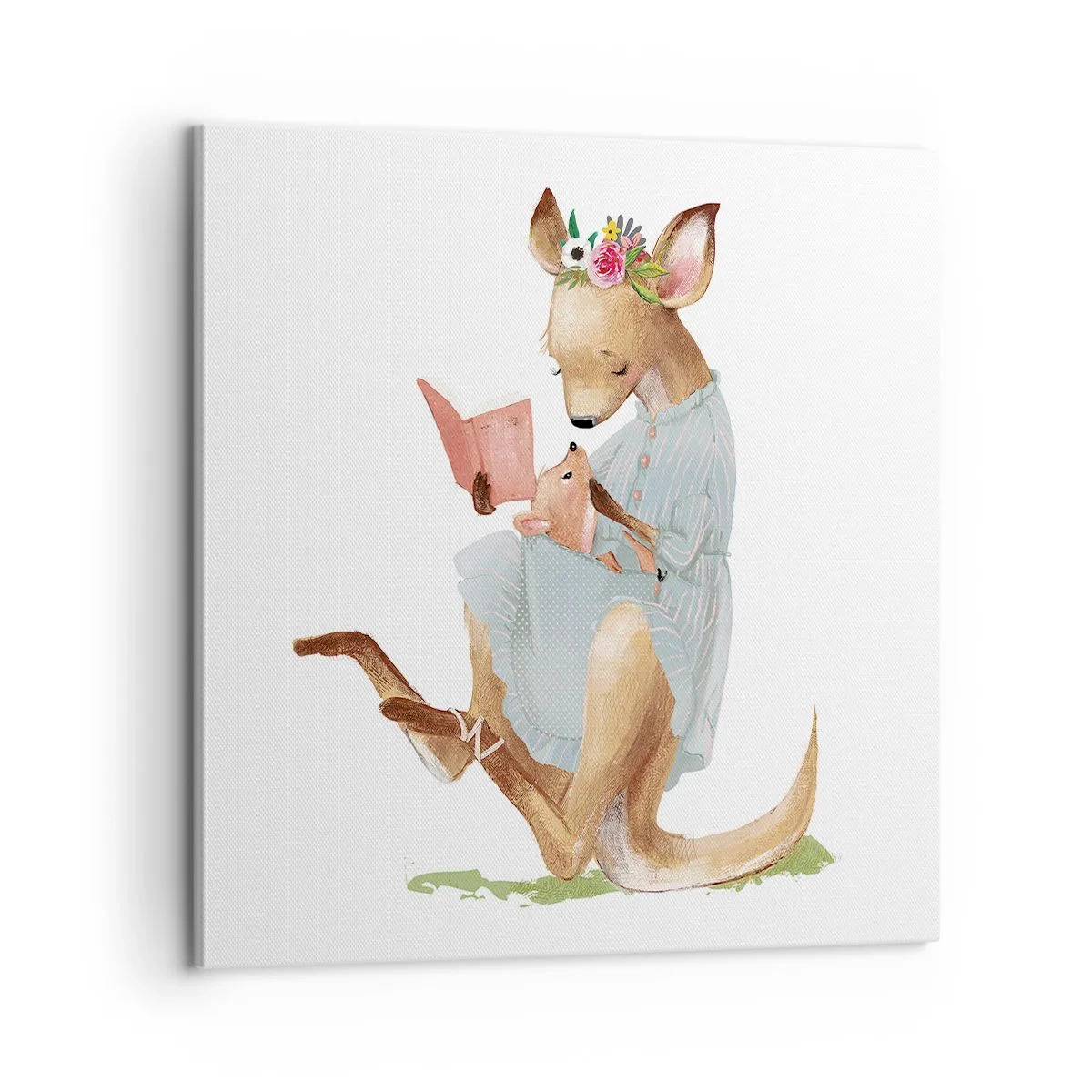 Impression sur toile - Image sur toile - Lis-moi maman - 60x60 cm