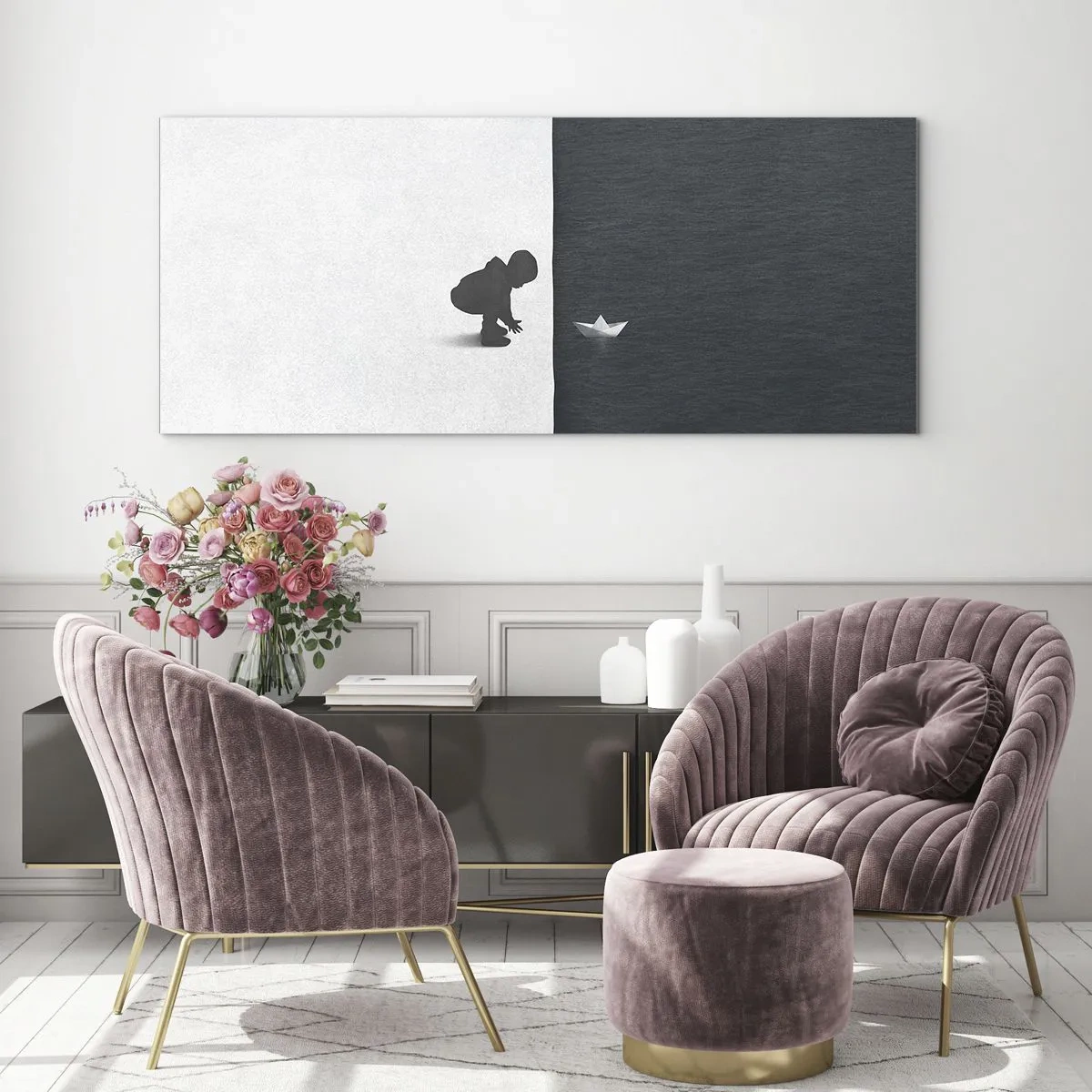 Impression sur verre - Image sur verre - Grande expédition - 100x40 cm