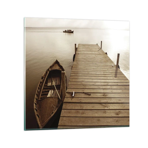 Impression sur verre - Image sur verre - Le grand silence - 50x50 cm