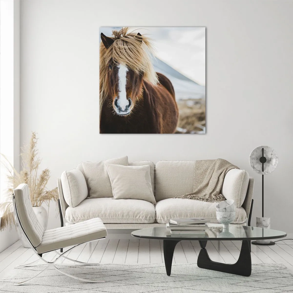 Impression sur verre - Image sur verre - Sentez-vous la liberté ? - 50x50 cm