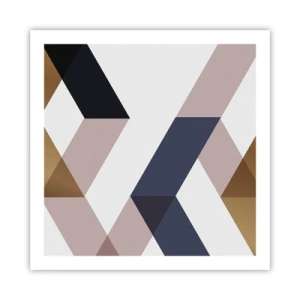 Affiche - Poster - Plats et angles - 60x60 cm