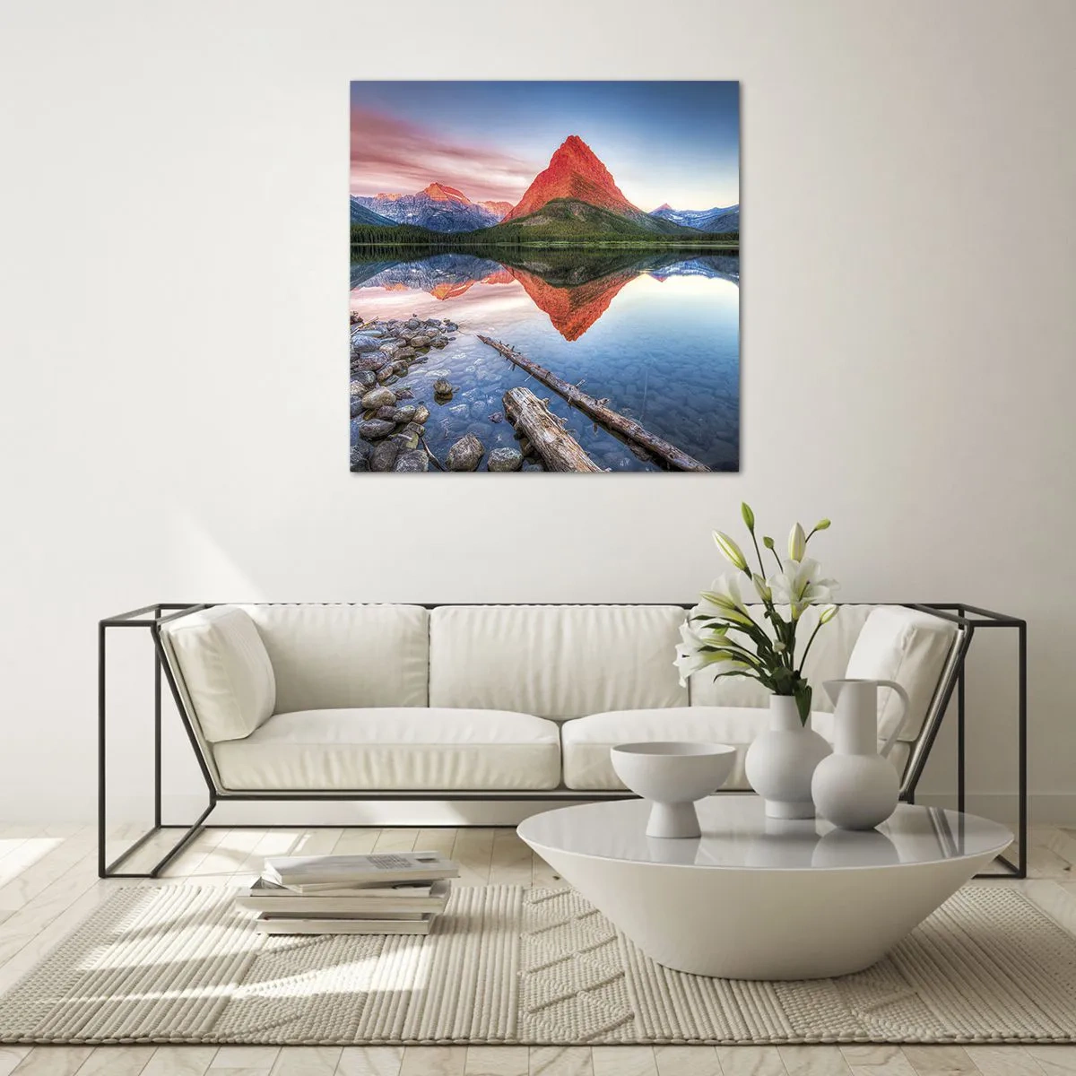 Impression sur verre - Image sur verre - Chaleur et fraicheur - 30x30 cm