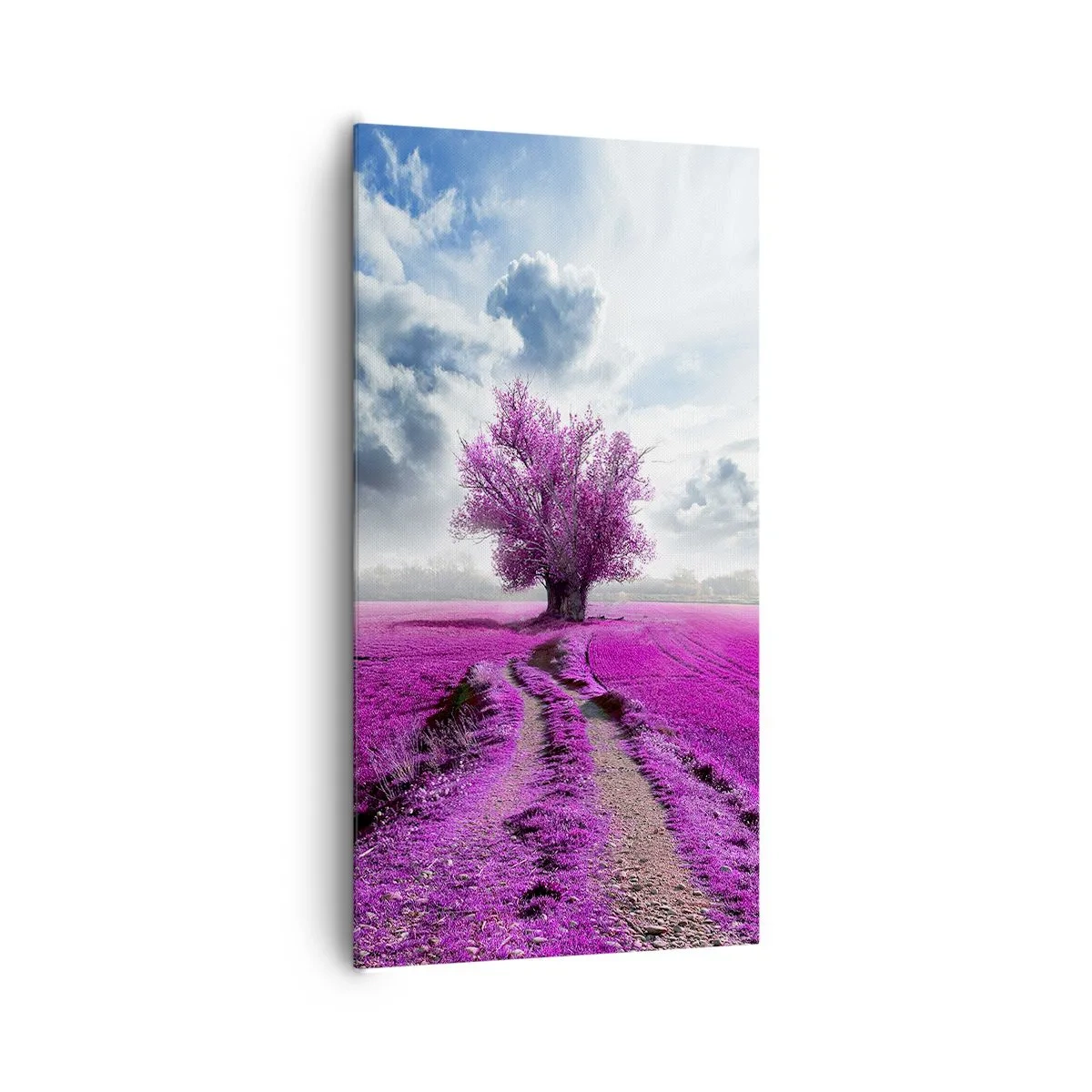 Impression sur toile - Image sur toile - Lande - nature sauvage - 65x120 cm