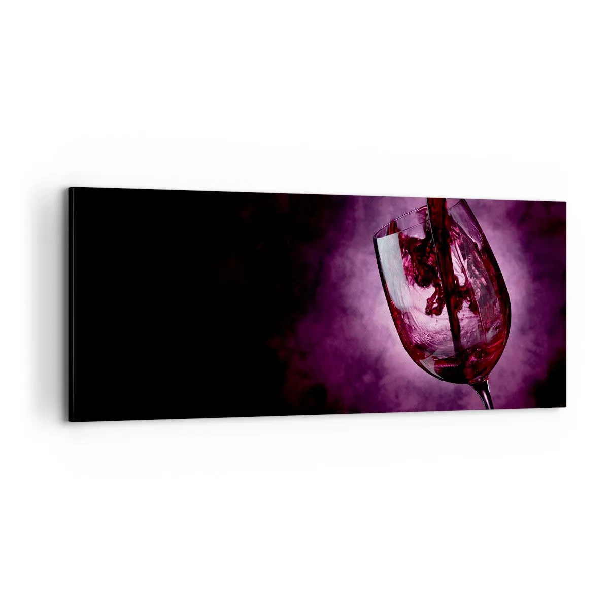 Impression sur toile - Image sur toile - Écarlate? Carmin? Non, rubis. - 100x40 cm