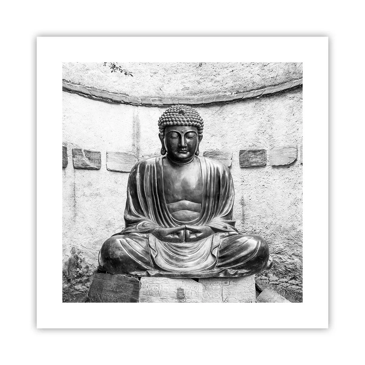 Affiche - Poster - A la source de la paix - 40x40 cm