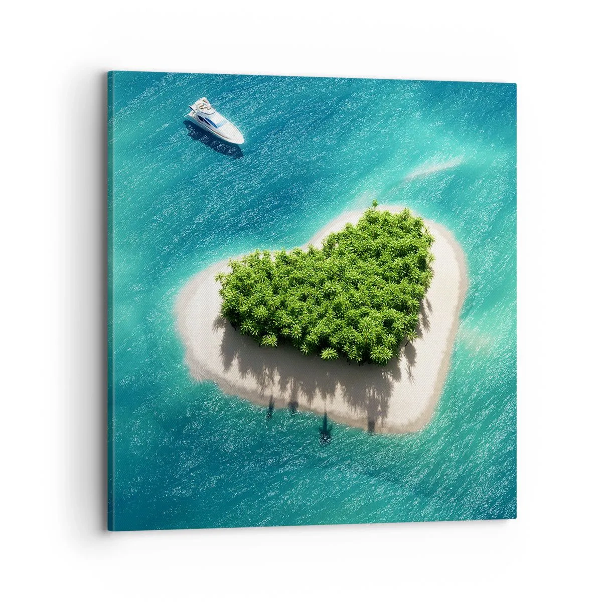 Impression sur toile - Image sur toile - J'aime l'été - 70x70 cm