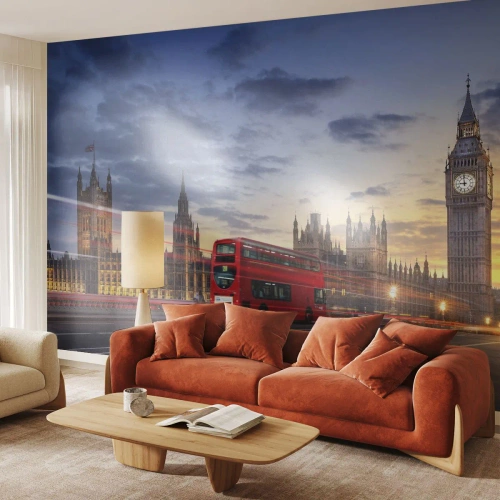 Papier Peint Photo Premium Canvas - Caractères spéciaux - Ville, Londres, Architecture - 350x256 cm