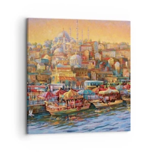 Impression sur toile - Image sur toile - Conte d'Istanbul - 70x70 cm