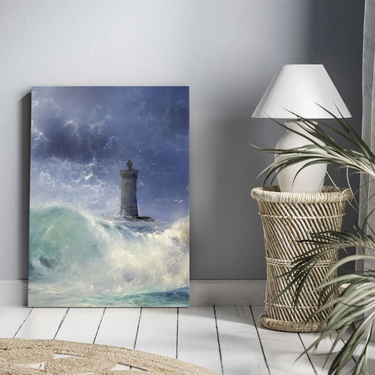 Impression sur toile - Image sur toile - En garde contre les éléments - 65x120 cm