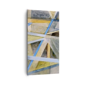 Impression sur toile - Image sur toile - Tout droit ou en diagonale ? - 65x120 cm