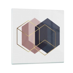 Impression sur verre - Image sur verre - Le pouvoir de la simplicité - 30x30 cm