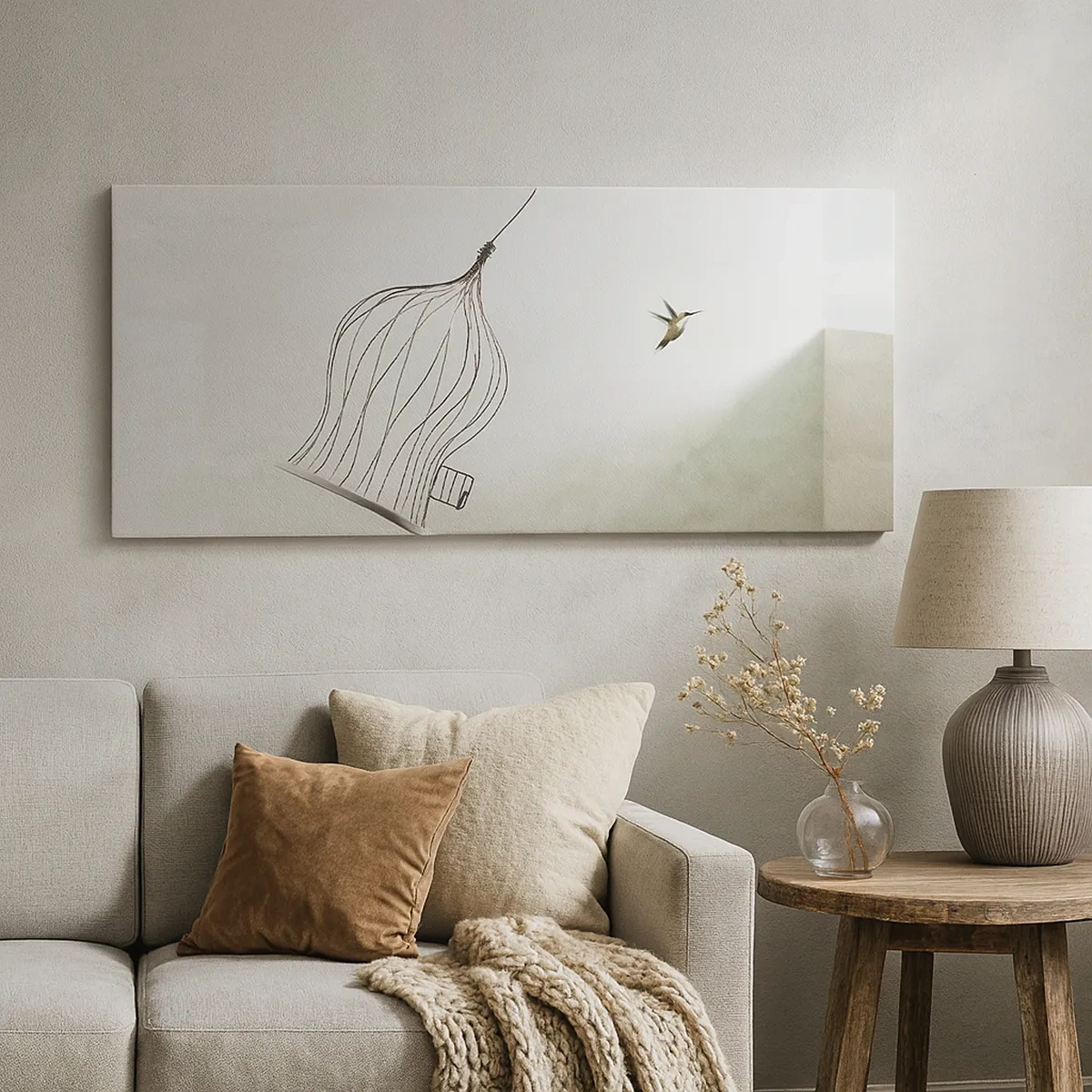 Impression sur toile - Image sur toile - Dans son élément - 30x30 cm