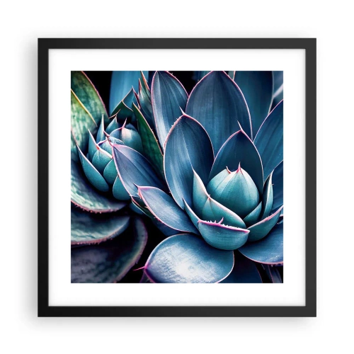 Affiche dans un cadre noir - Poster - Force vital - 40x40 cm