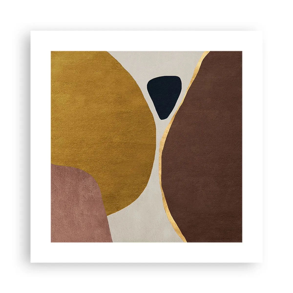Affiche - Poster - L'abstraction – une place dans l'espace - 40x40 cm