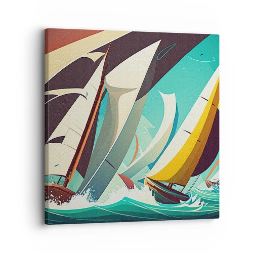 Impression sur toile - Image sur toile - Bonne chance avec les éléments - 30x30 cm