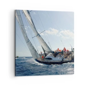 Impression sur toile - Image sur toile - Que le meilleur l'emporte - 60x60 cm