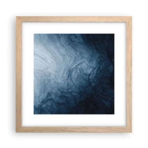 Affiche dans un chêne clair - Poster - Atteindre en profondeur - 30x30 cm