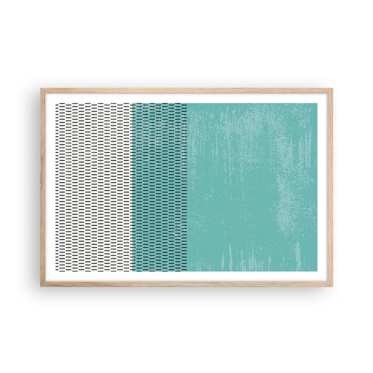 Affiche dans un chêne clair - Poster - Composition équilibrée - 91x61 cm