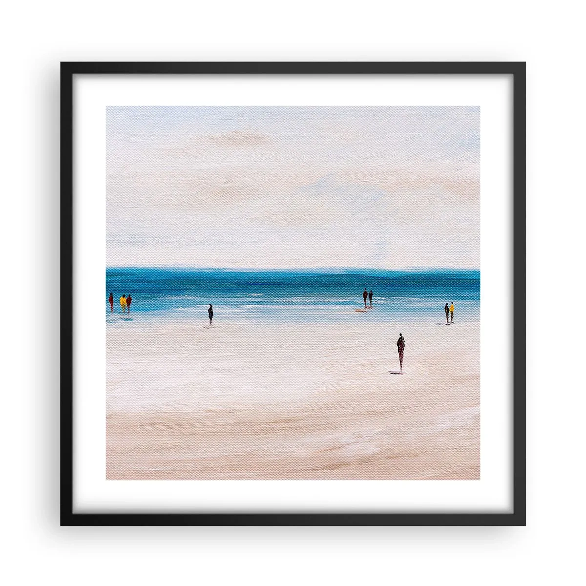 Affiche dans un cadre noir - Poster - Un besoin naturel - 50x50 cm