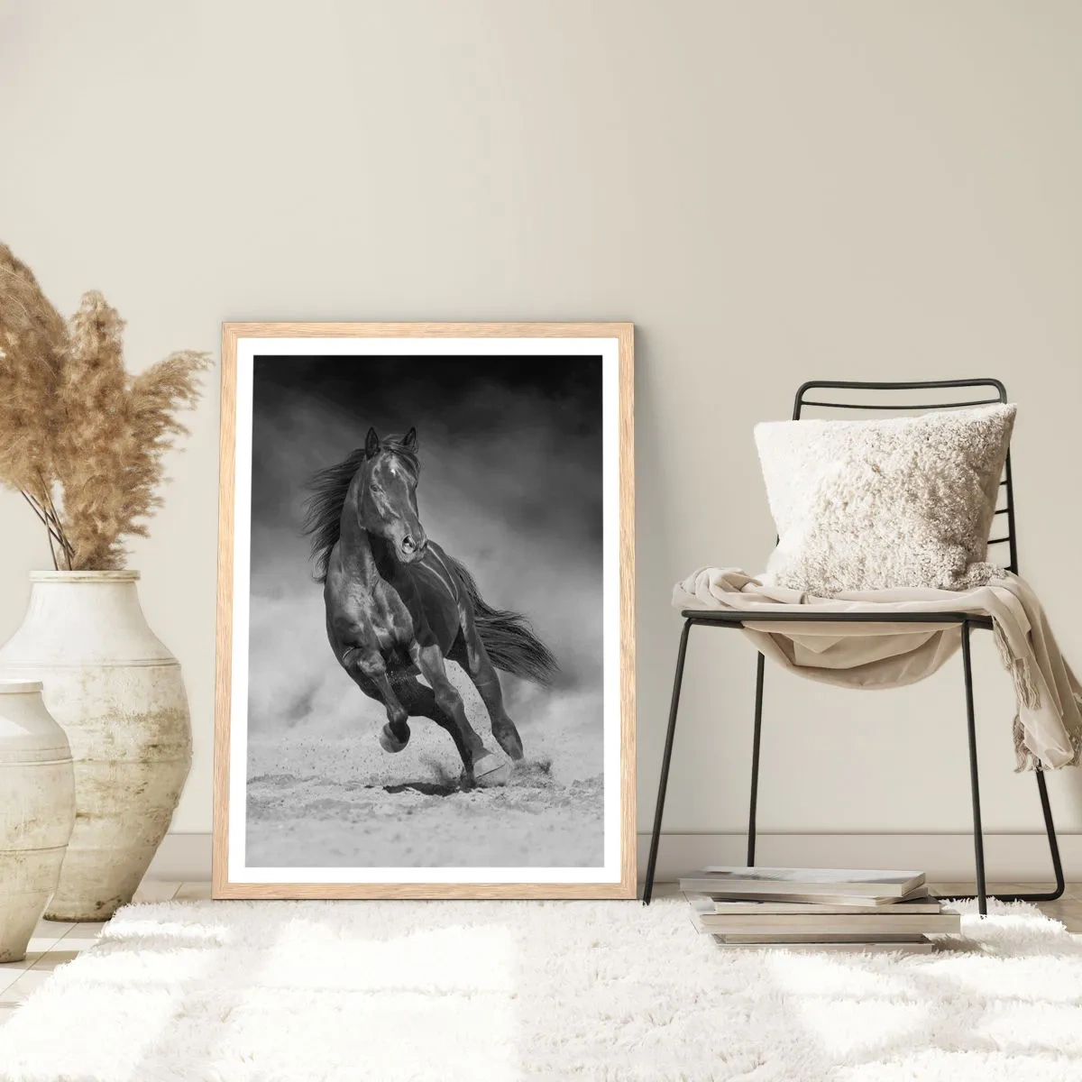 Affiche dans un chêne clair - Poster - Digne de l'émir lui-même - 61x91 cm