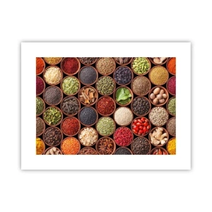 Affiche - Poster - Toutes les saveurs du monde - 40x30 cm