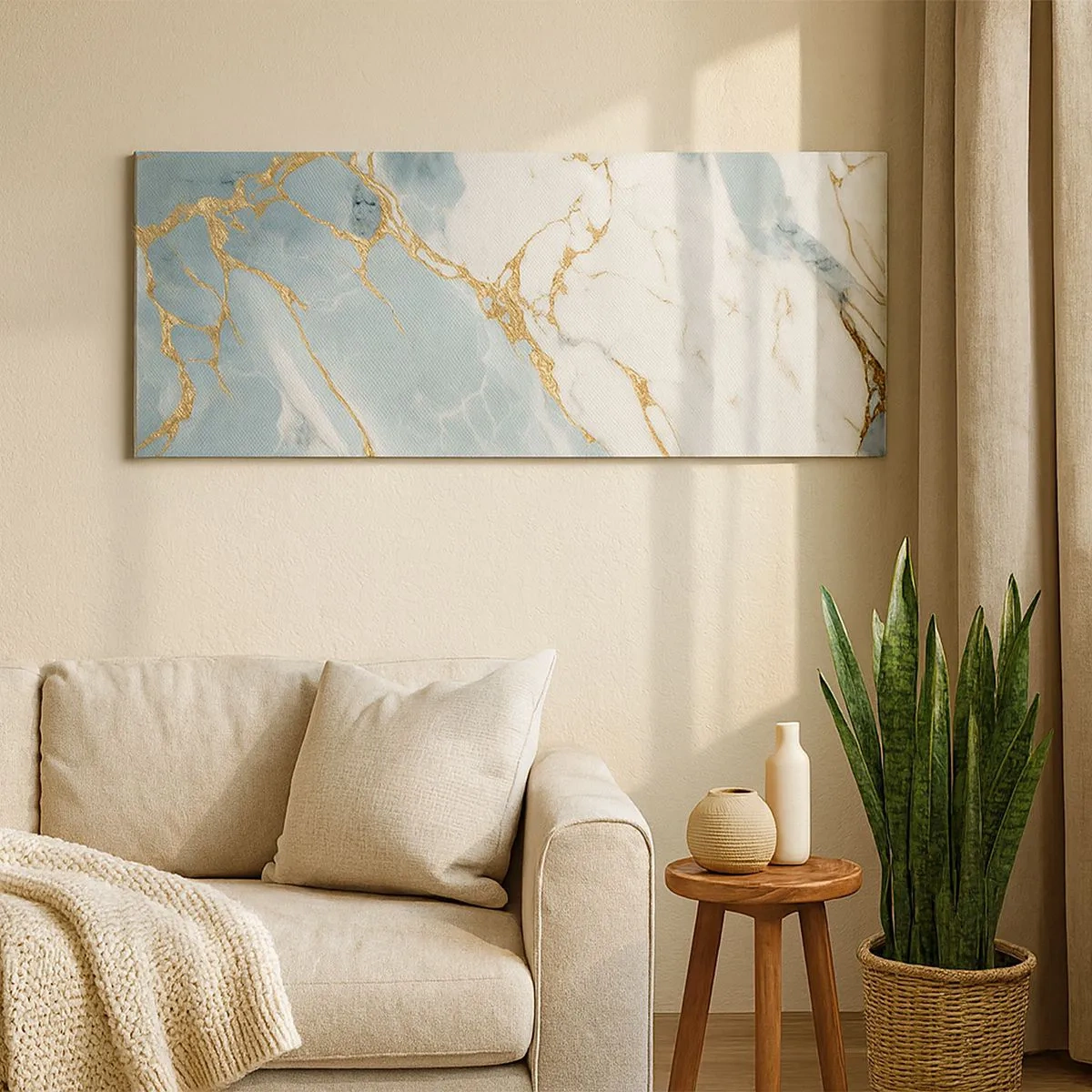 Impression sur toile - Image sur toile - Richesse en pierre - 100x40 cm