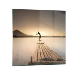 Impression sur verre - Image sur verre - Avant la fin du jour - 30x30 cm