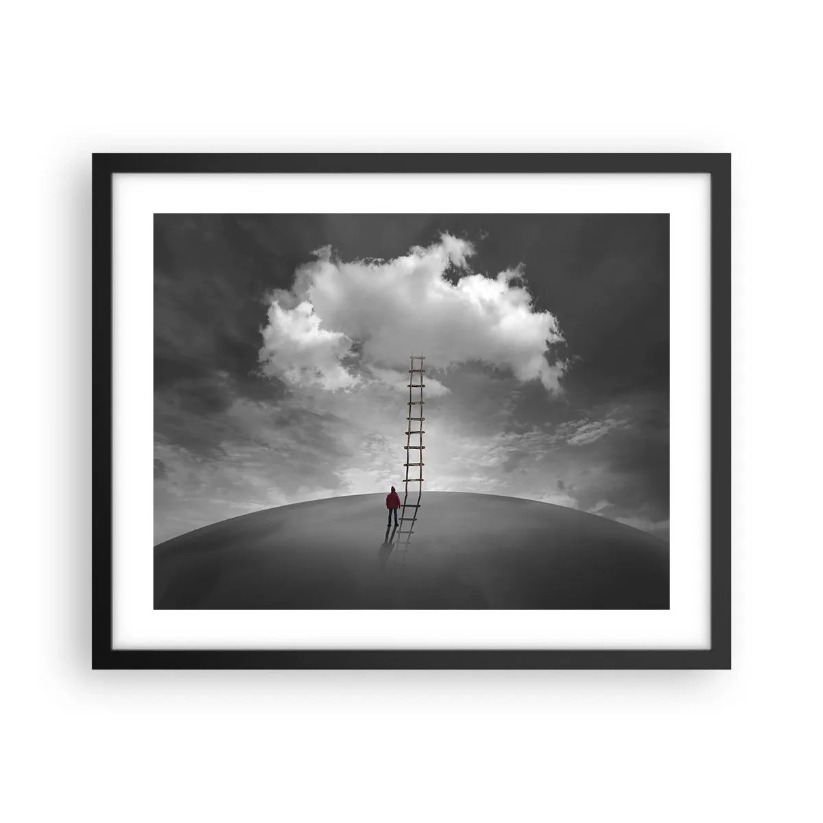 Affiche dans un cadre noir - Poster - Tout est possible - 50x40 cm