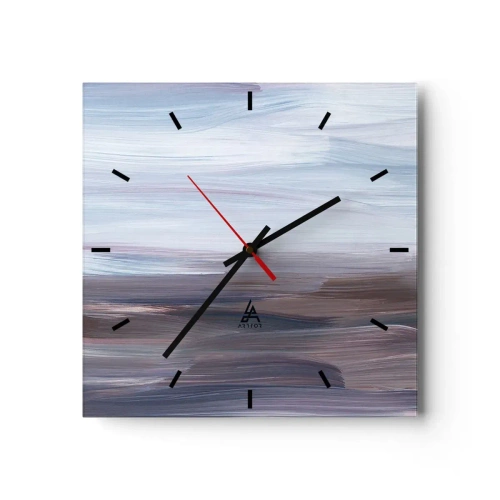 Horloge murale - Pendule murale - Éléments : eau - 40x40 cm