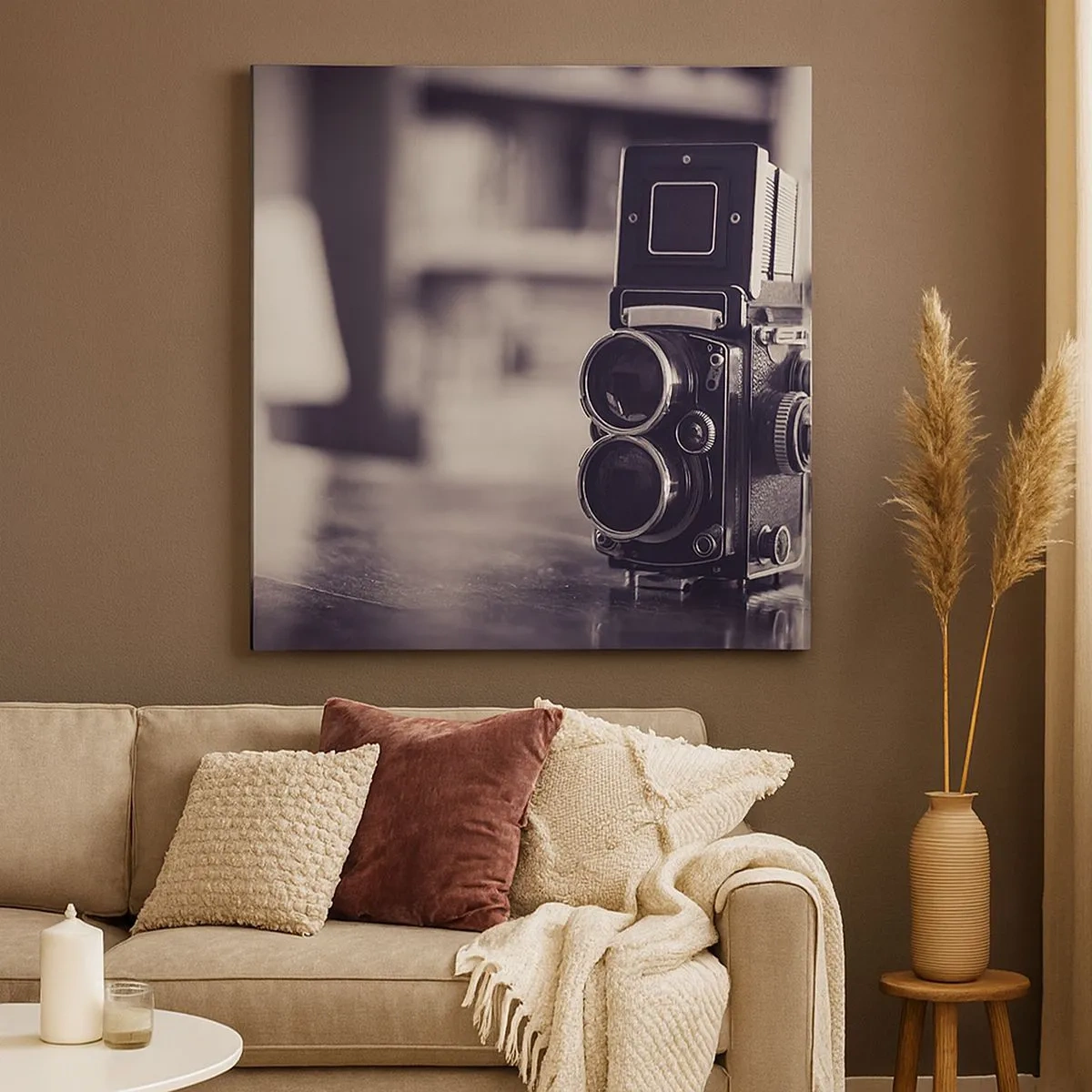 Impression sur toile - Image sur toile - La magie de la photographie ancienne - 30x30 cm