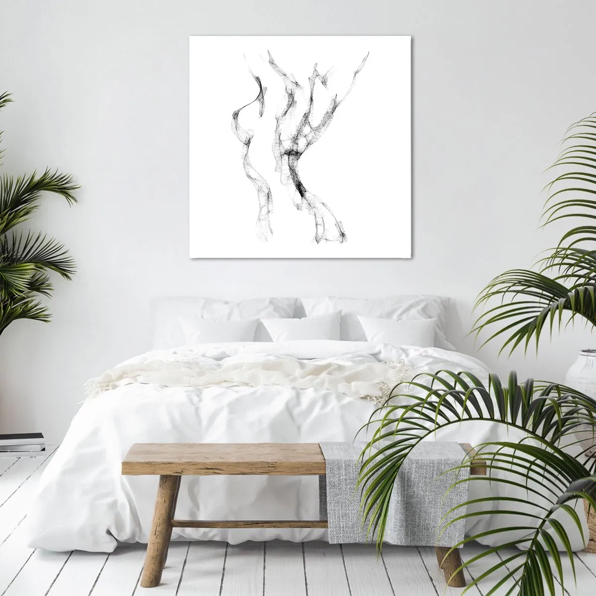 Impression sur toile - Image sur toile - Belle et forte - 30x30 cm