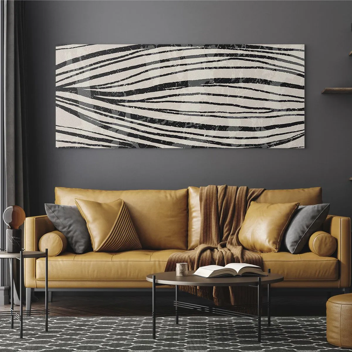 Impression sur verre - Image sur verre - Ligne de marécage - 100x40 cm