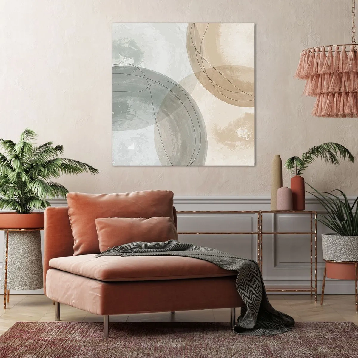 Impression sur toile - Image sur toile - Mondes pénétrants - 40x40 cm