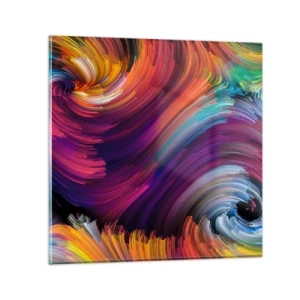 Impression sur verre - Image sur verre - Le début d'un nouveau monde - 30x30 cm