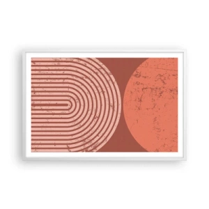 Affiche dans un cadre blanc - Poster - Une relation proche - 91x61 cm