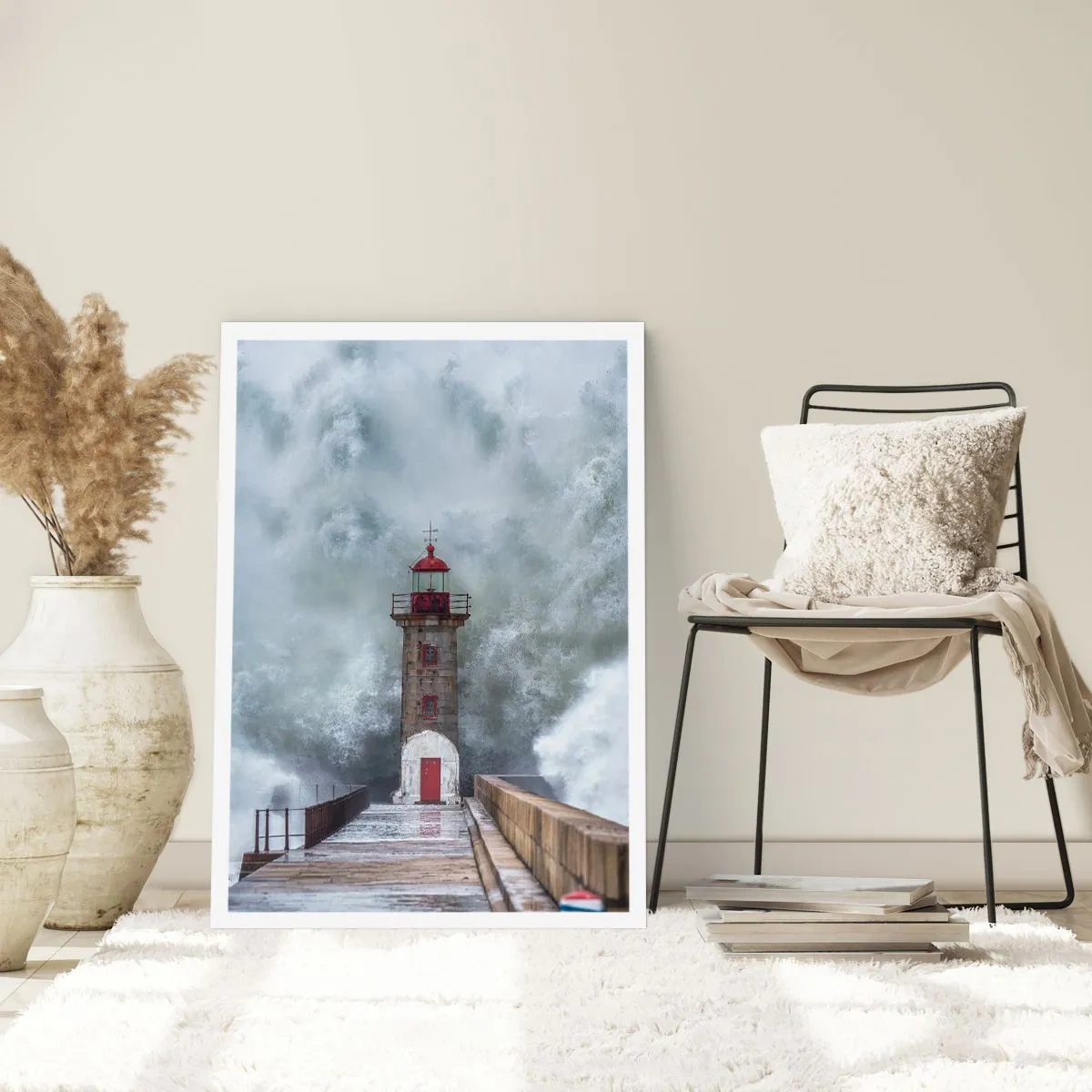 Affiche - Poster - Le rugissement des eaux, le bruit soufflera - 70x100 cm