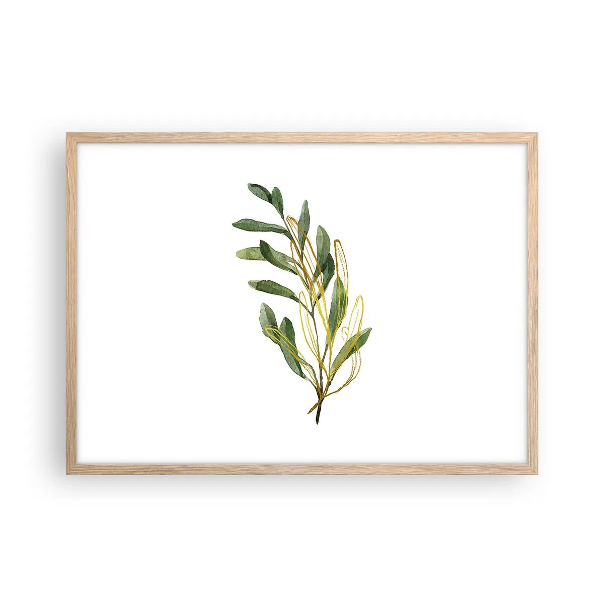 Affiche dans un chêne clair - Poster - Tout ce qui est bon - 70x50 cm