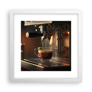 Affiche dans un cadre blanc - Poster - Un mélange sensuel - 30x30 cm